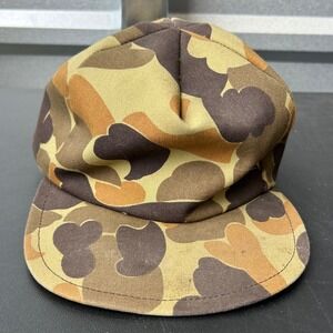 Gore Tex Camo Duck Hunting Hat Mens Waterproof Cap Adjustable Orange Lined